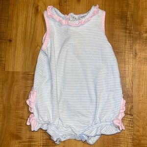 Just Blanks Ruffle Bubble Romper